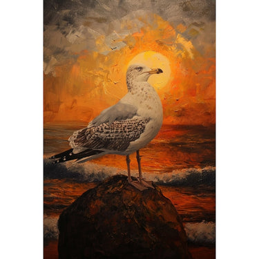 Seagull Painting Wall Art